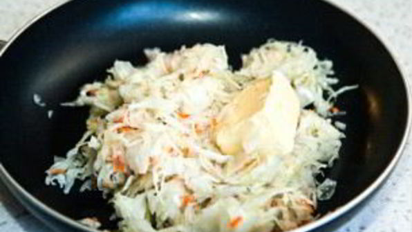 тесто на кефире с капустой