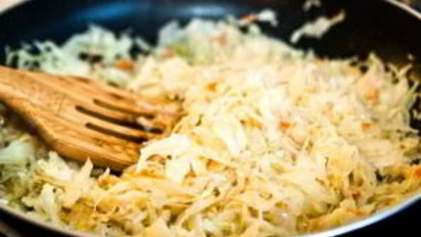 тесто на кефире с капустой