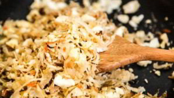 тесто на кефире с капустой