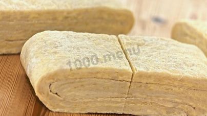 Тесто на пиве слоеное