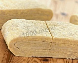 Тесто на пиве слоеное