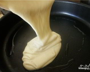 Тесто на сковороде