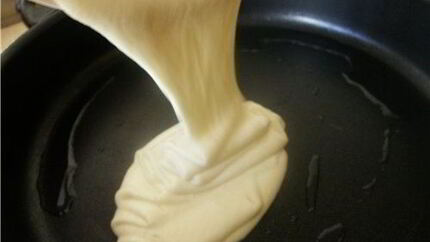 Тесто на сковороде