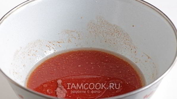 тесто на томатном соке