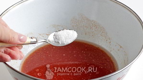 тесто на томатном соке