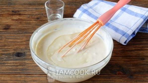 жидкое тесто на кефире