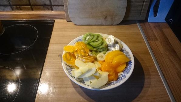 бисквитно йогуртовый торт с фруктами