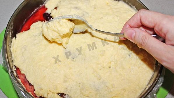 бисквитный торт фруктовый