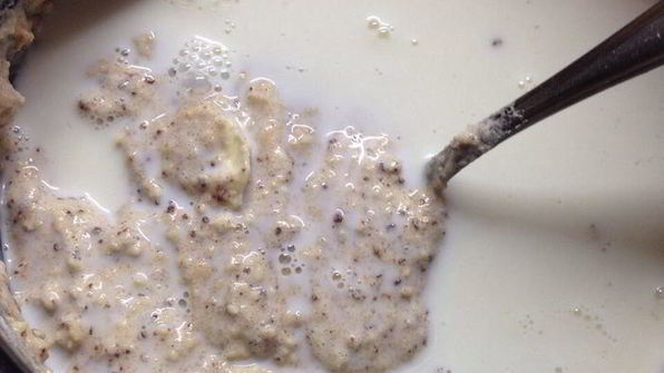 блинный торт с орехово-шоколадным кремом