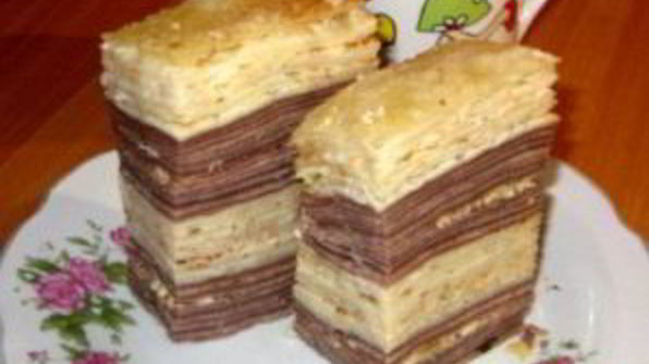 блинный торт со сметаной и сгущенкой