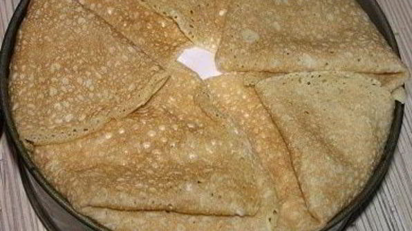 блинный торт вишня и грейпфрут