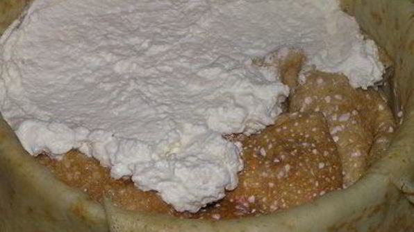 блинный торт вишня и грейпфрут