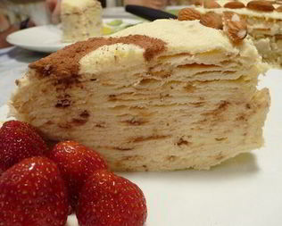 Домашний торт Наполеон на сковородке