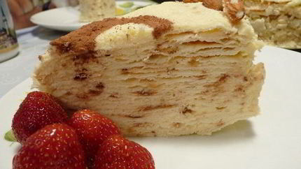 Домашний торт Наполеон на сковородке