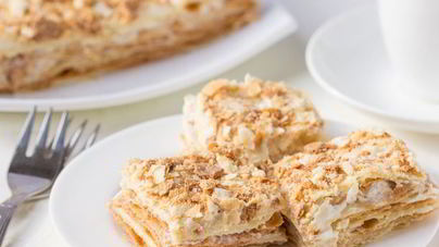 Домашний торт наполеон