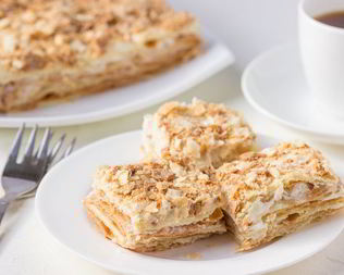 Домашний торт наполеон