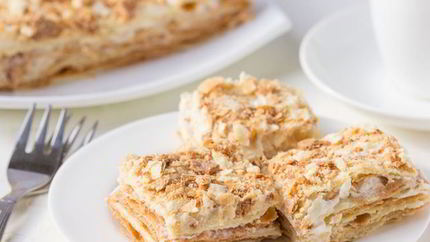 Домашний торт наполеон