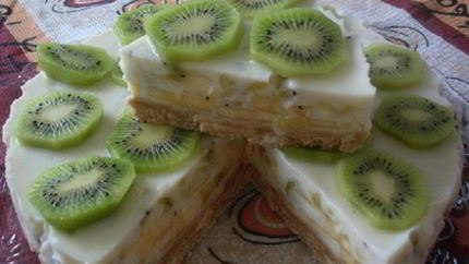 Йогуртовый торт без выпечки