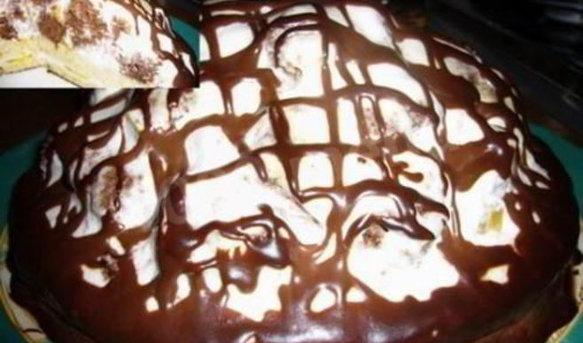 Классический торт Графские развалины бисквитный