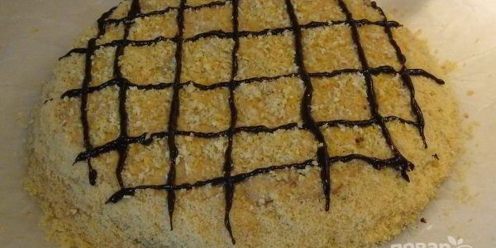 Рецепт легкий торт со сгущенкой