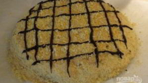 легкий торт со сгущенкой