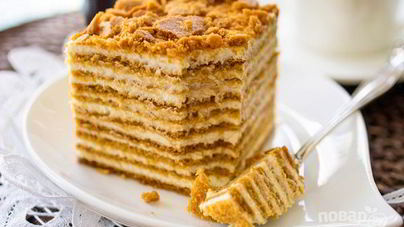 Медовик с карамельным вкусом