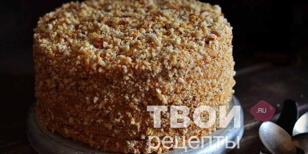 Рецепт медовик со сметанным кремом