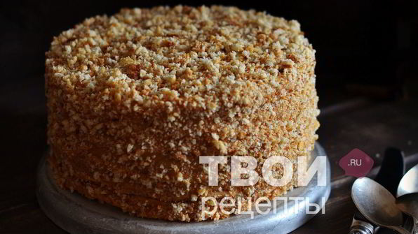 медовик со сметанным кремом