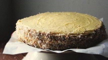 Морковный торт с кремом из сливочного сыра