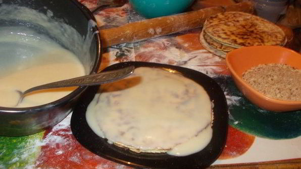 наполеон на сковородке