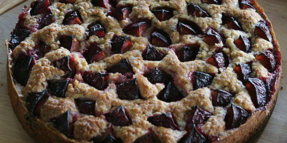 Рецепт ореховый торт со сливами