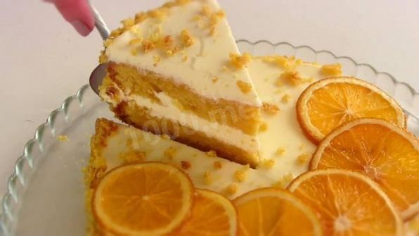 осенний торт из тыквы с апельсином