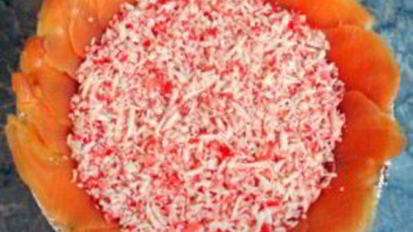 рыбный торт-салат