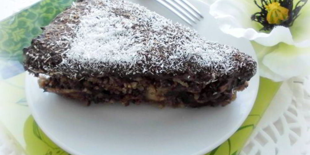 Рецепт шоколадный торт с бананами