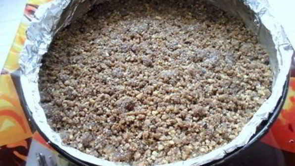 шоколадный торт с бананами