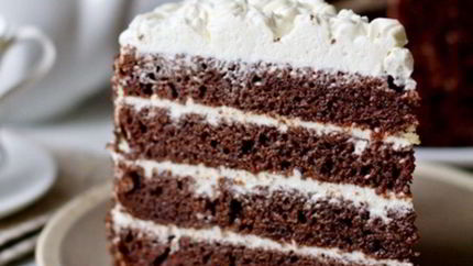 Сметанный шоколадный торт