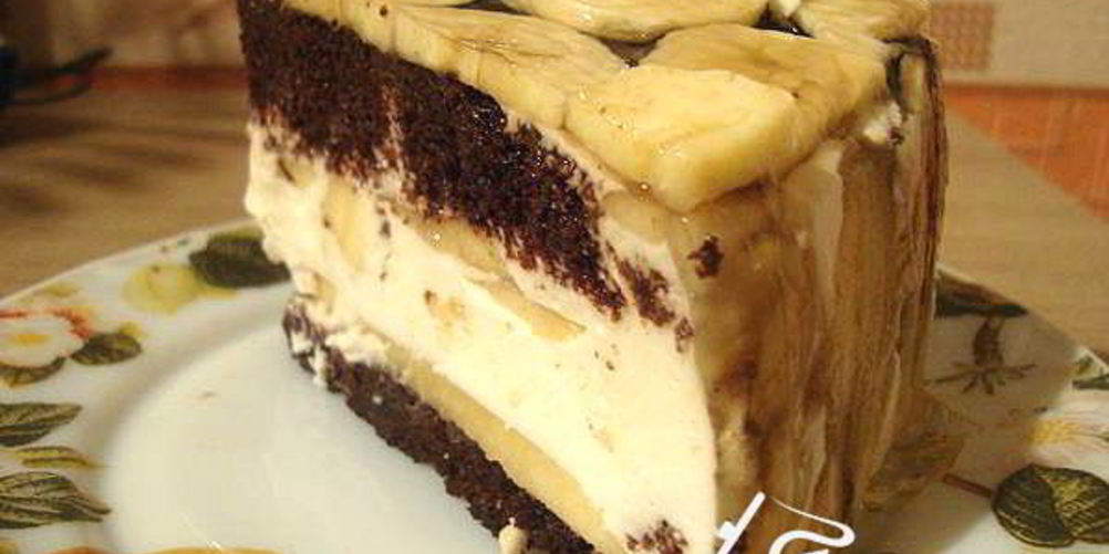 Рецепт торт банановое безумие