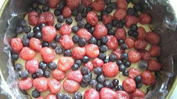 торт белый танец