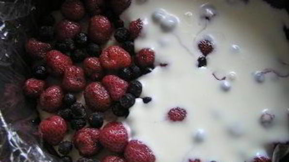 торт белый танец