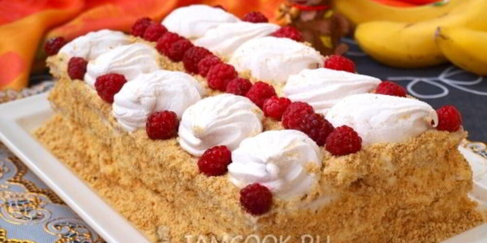 Рецепт торт без выпечки из печенья и зефира