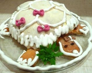Торт черепаха классический со сметаной