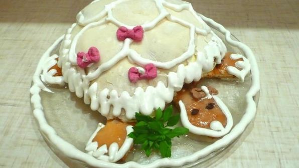 торт черепаха классический со сметаной