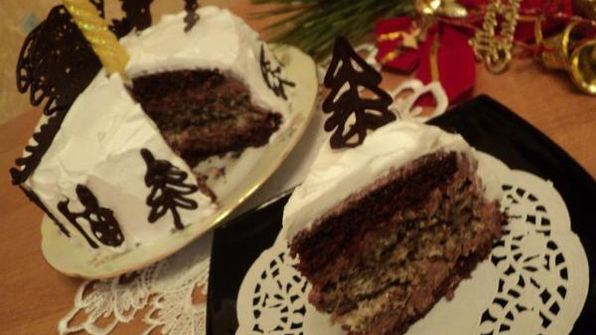 торт черный дракон