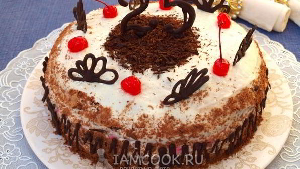 торт черный лес