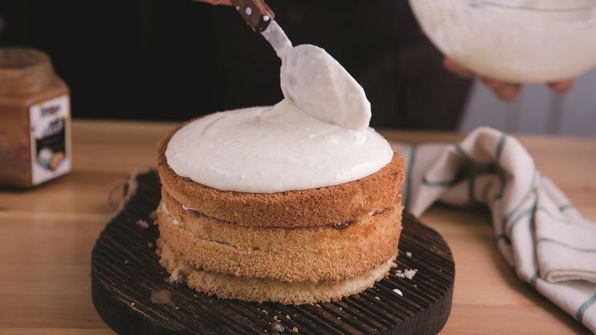 торт детская радость с домашней карамелью и маршмеллоу