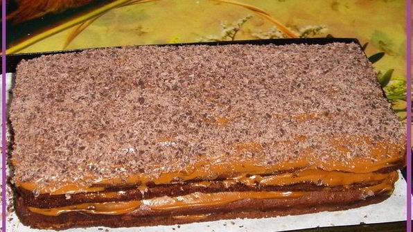 торт-ириска taffy