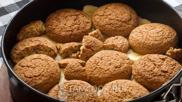 торт из овсяного печенья