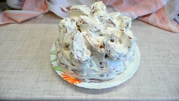 торт хлопец кучерявый хлопчик сметанник