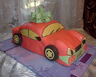 Торт Машина