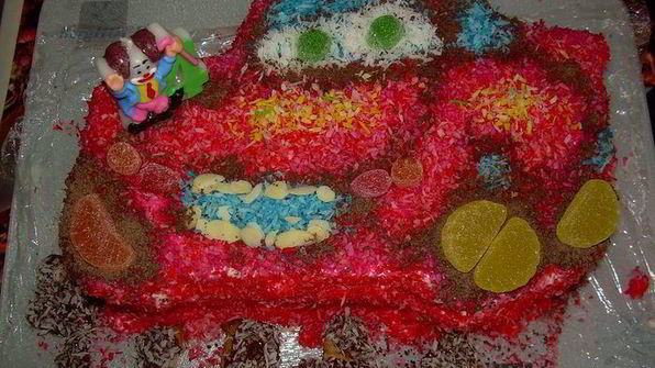 торт молния макквин